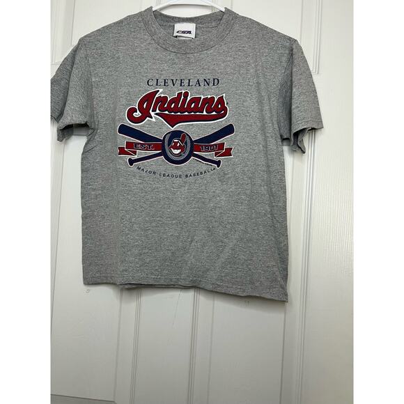 Cleveland Indians Major League Baseball T-Shirt Kids Sz: 10/12 - Picture 1 of 2